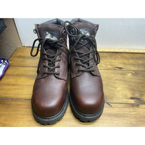 Georgia Boot Oiler G6174 Waterproof Steel Toe Work Boots Mens Size 11.5M - Picture 4 of 10